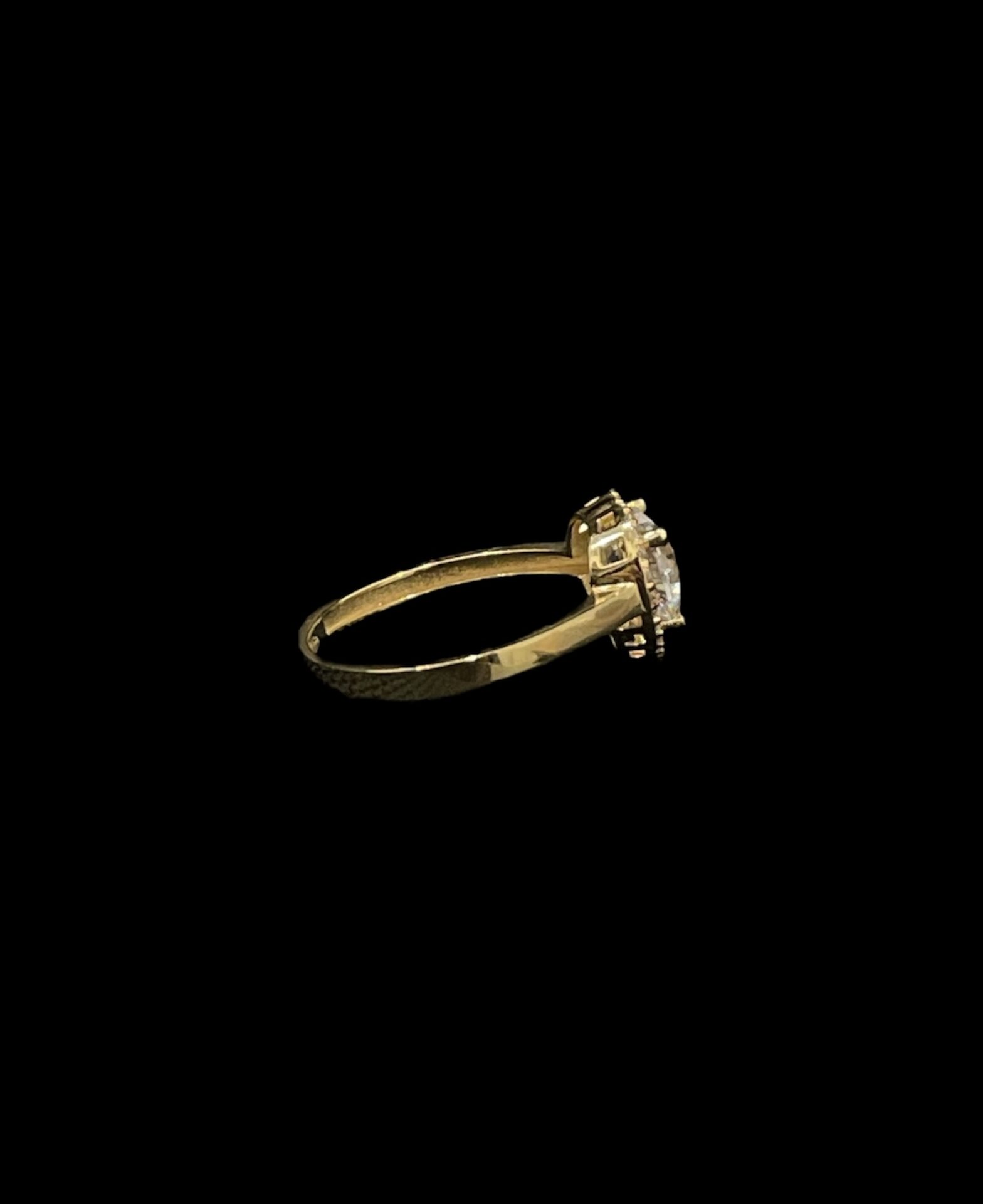 Bague Empierrée Coeur – Image 2